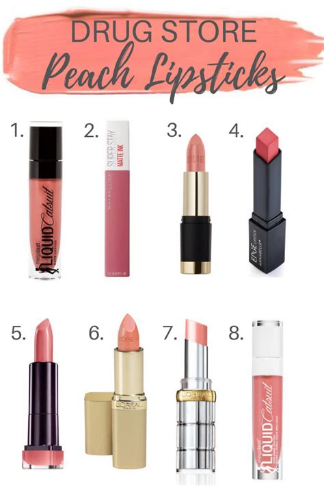 best peach lipstick for fair skin.